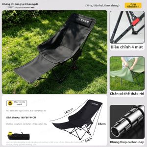 BUZHIHUANGYE | Ghế Nghỉ Điều Chỉnh Được Di Chuyển Dễ Dàng