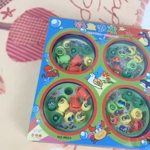 Mainan Pancing Ikan Fishing Game 4 Kolam Pancingan Putar ada Musik