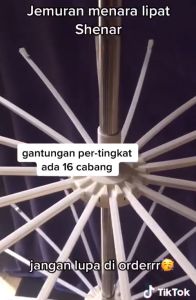 RAK JEMURAN LEON HANDUK/ JEMURAN PAKAIAN BAYI/ KAOS KAKI/ KAIN/ RAK GANTUNG BERDIRI/ JEMURAN PRAKTIS TRIPOD HANGER LAUNDRY