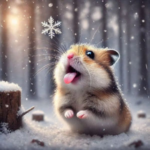 Oil Painting By Numbers Cute Rabbit in Snow Number Drawing Canvas DIY Pictures By Numbers Home Decor