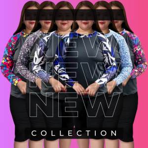 Plus Size Rashguard Tokong Terno 3XL-5XL