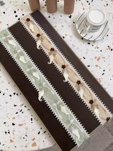 Dasha DS Small Pepper Hemline Drapery Soft Home Fabric Lace Swing Style Curtain Accessories Door Curtain China Made