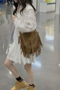 CHOUXIE | French Elegant Dangle Early Autumn Tea Toned Suit Dress