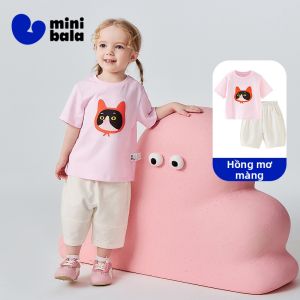 MINI BALA | Bộ Quần Áo Trẻ Em Thấm Hút Mồ Hôi Thoáng Khí Chống Khuẩn