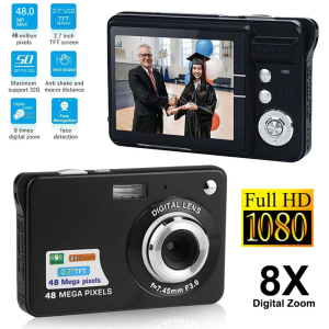 Kamera DIGITAL POCKET KYOU ORIGINAL FULL SET/18 Mega Pixels LCD Rechargeable HD Digital Camera CCD Video Camera Outdoor Anti-Shake Support Sd Card Camcorder Photography