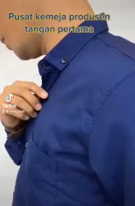 Kemeja Pria Lengan Panjang BISA COD: Kemeja Polos Pria Lengan Panjang Baju Formal Mens Shirt