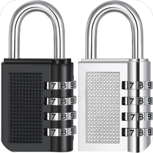 New Metal 4-digit Code Lock Outdoor Waterproof Padlock Suitcase Luggage Code Lock Home Locker Code Padlock Room Security Lock