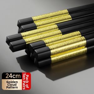 Supor | Antibacterial Mold-Resistant High-Temperature-Resistant Alloy Chopsticks 10 Pairs