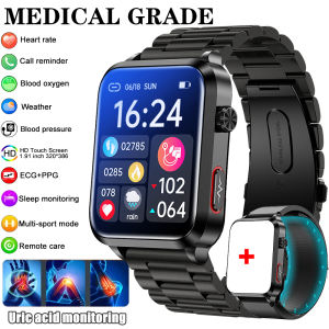Air Pump Smartwatch 2025 For huawei airbag Bluetooth call health watch Accurately Blood Pressure Uric Acid Blood Lipids watch