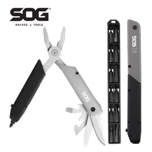 SOG | SOG 22 in 1 Multitool Pen with Hex Driver Set Portable EDC Bike Multi Tools Kit with Pliers Sheath Screwdriver Set W/ 12 Bits