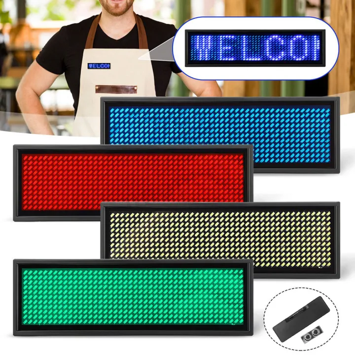 [Temporarily delisted] Portable Mini Electronic Nameplate Bluetooth ...
