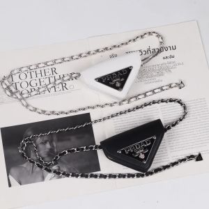 กระเป๋าสตางค์แบบโซ่สุดหรู อุปกรณ์เสริมกระเป๋าสตางค์แบบจี้ที่ไม่เหมือนใคร เหมาะสำหรับชุดราตรี กระเป๋าคาดเอวขนาดเล็กแบบถอดได้