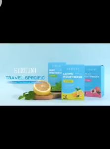 VIVABORONG BUNDLE 2PCS Sadoer Mouthwash Lemon Fragrance Extract 12H Protect Gun Teeth Mint Hakuto Blackcurrant