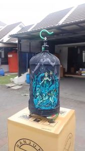 KERODONG FULL PRINTING SANGKAR LOVEBIRD - NYI RORO KIDUL