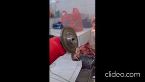 Mata Gerinda Kepala Gergaji Double Pisau Belah Tulang Alat Potong Tulang Kambing / Sapi Sumsum