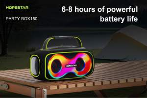 SY Hopestar BOX150 ลำโพงบลูทูธ 60วัตต์  พกพาสะดวก พร้อมไฟ RGB ลำโพง2ดอก เบสแน่น แท้100%(ใหม่ล่าสุด)