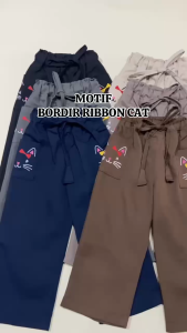 Celana Kulot Anak Perempuan Usia 3-14 Tahun dengan Desain Trendy dan Bahan DRILL Berkualitas