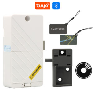 Tuya Smart Invisible Electric Biometric Lock - Keyless App-Controlled Smart Door Lock for Drawers Cabinets Lockers Furniture