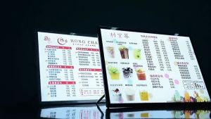 Prettyfriday 🔥LED Menu A3 A4 | LED Signboard | Countertop Light Board |Wall Mount | A3 A4 LED Light Box | LED Display