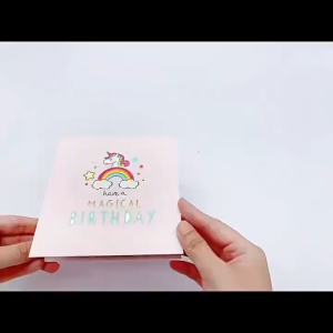 [SG Stock] Pop Up Birthday Card 3D  Birthday Greeting Card Kids Cartoon /Animal Style Wishes /festivel /card