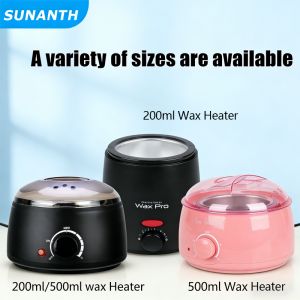 2026 Professional Wax Warmer Kit Fast Heating for Paraffin Wax Beans Beads 200ml/500ml Portable Home Depilatory Epilator Tool