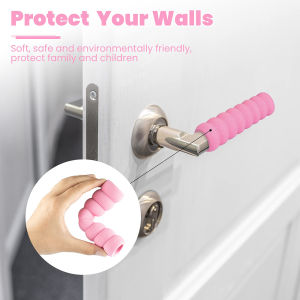 1pcs Soft EVA Rubber Crash Pad Door Handle Stopper Round Door Knob Foam Cover Furniture Protector Baby Safety Static-free Cute