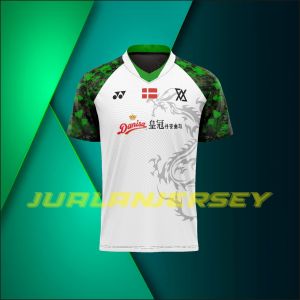 Jersey badminton Denmark Axelsen 2022 premium gratis request nama