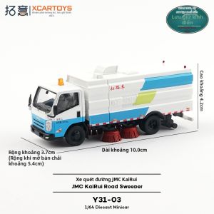 GANGJIE | Mô Hình Xe Cứu Hộ Đường Bộ Tỷ Lệ 1:64