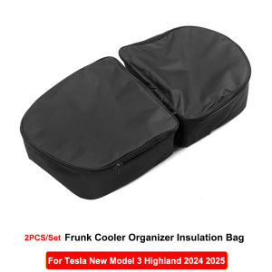 For Tesla Model Y 2025-2020 Juniper Launch Model 3 Highland Frunk Cooler Bag Organizer Insulation Front Trunk Storage Outdoor