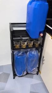 2/3 Layer Metals Mineral Water Dispenser Stand Water Gallon Rack Dispenser Heavy Duty Organizer