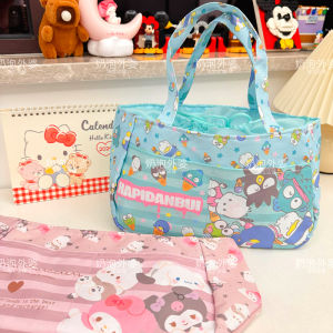 Japanese Style Sanrio Handbag Clow M Lunch Bag Outing Handbag Matching Outing Drawstring Multifunctional Lunch Bag