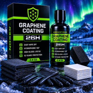 26H Advanced Nano Graphene Ceramic Coating 70ml UV Technology Extremely Hydrophobic Car Ceramic Coating Kit for Auto Detailing