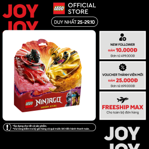 LEGO NINJAGO 71826 Đồ Chơi Lắp Ráp Con Quay Arin Và Phe Ác (186 Chi Tiết)