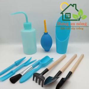 Bộ 10 món dụng cụ nhựa PP chăm sóc vườn cây trồng - xem trong mô tả