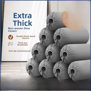 MONLEYTA | Disposable Shoe Covers Non-Woven Thickened Indoor Dustproof Wear-Resistant Breathable For Students And Adults Home Use