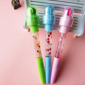 Cartoon Cute Five-in-One Multi-functional Glowing Stamp Bubble Pen Childrens Gift Pen Creative Business Stationery Bubble Pen