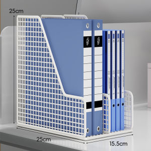 Metal Thickening File Stand Bookshelf Multi-layer Organizer