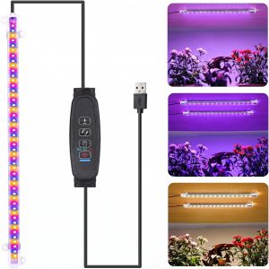 3 Colors Indoor Led Grow Light USB DC5V Timer Phyto Lamp For Plants Dimmable LED Lamp Phytolamps Full Spectrum Hydroponics