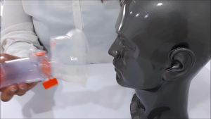 [MDA APPROVED] Respichamber Spacer with Silicone Mask For Paeds | 2 to 4 years