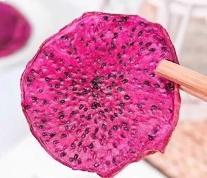500g dried dragon fruit slices naturally dried fruit slices   火龙果干