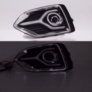 Đèn LED DRL Đèn Sương Mù Bộ Tín Hiệu Rẽ Cho Xe Hyundai Accent 2018-2020 Đèn Chạy Ban Ngày Trắng/Vàng Cản Trước Đèn Pha