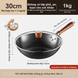 Supor | Chảo Gang Không Tráng Men Inox