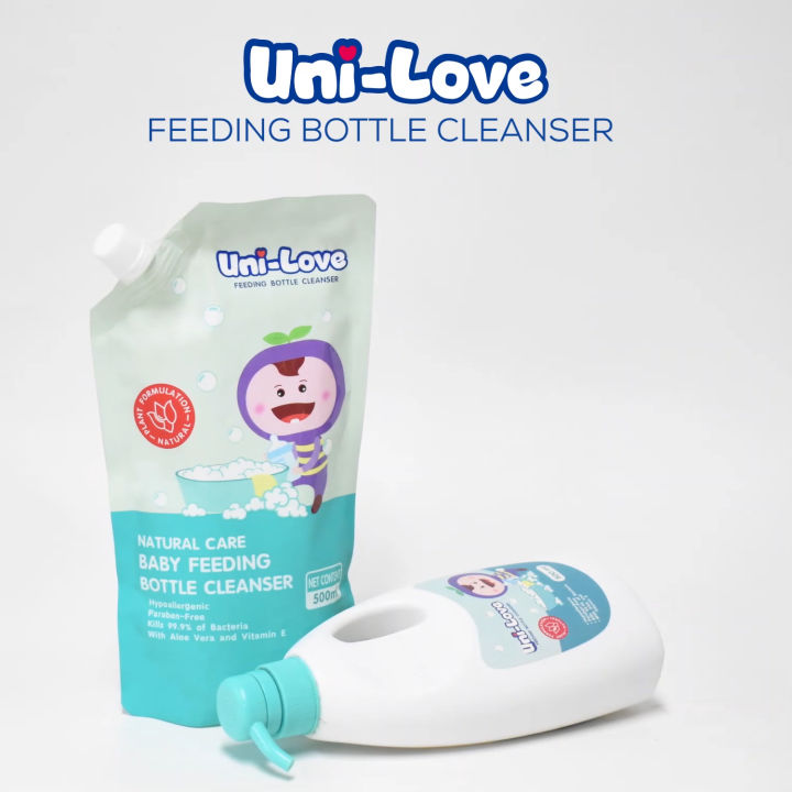 UniLove Baby Bottle Cleanser 500ml (Pouch) Pack of 2
