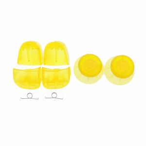 1Set Analog Stick Cover Thumbstick Caps+ L1 R1 L2 R2 Game Trigger Buttons For PS5 V1.0 BDM-010 Controller Button with Springs
