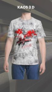 Kaos 3D 3 Dimensi Kaneki Kn Tokyo Gh0ul Premium Bangkok Thailand