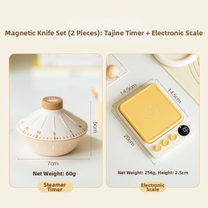 SHUEHO | Loud Kitchen Timer Cute Design Magnetic Mount