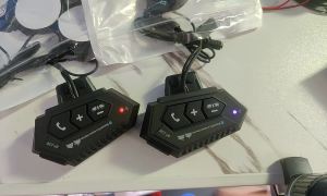 KEBIDUMEI Mũ Bảo Hiểm Xe Máy Liên Lạc Nội Bộ Tai Nghe Bluetooth Interphone 300M Rảnh Tay Chống Nước Cho 2 Người Lái Đa Năng Ghép Nối Giảm Tiếng Ồn