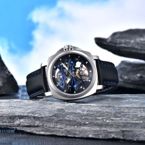 PAGANI DESIGN 40MM Stainless Men Mechanical Watch Luxury Sapphire Crystal Automatic Watches Leather Straps100M Waterproof Mechanical Watch For Men PD-YS017