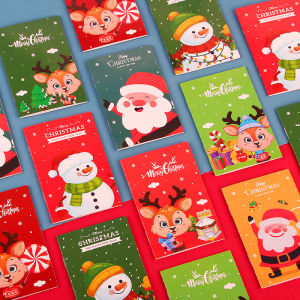SHUNAICHI Christmas Small Book Portable Pocket Notebook Student Childrens Holiday Gifts Cartoon Gifts Required Items