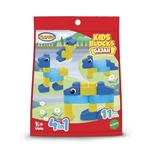 Mainan Balok Susun Anak Playgo Kreatif Blocks